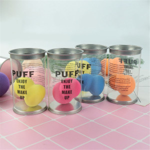 Wholesale 7 Color Gourd Beauty Puffs With Packaging Private Label Microfiber Sponge Makeup Puff