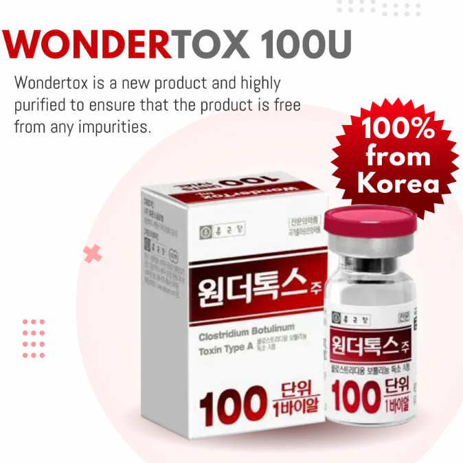 Wondertox 100units 200units Directly Supply Best Seller For Face Body Frown Lines
