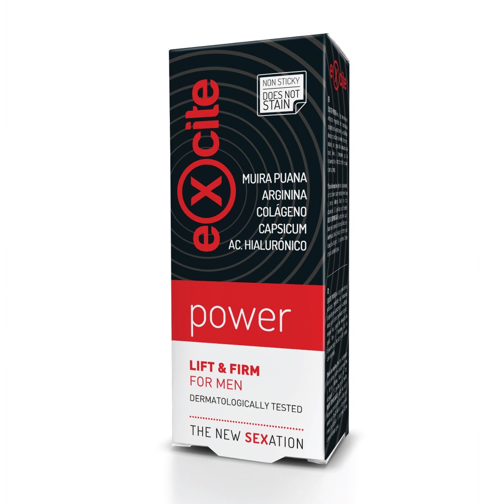 Excite Power - Sexually Stimulating Enhancer Gel for Men - Natural and Vegan Formula with Muira Puana, Arginine, Collagen and Hyaluronic Acid - Lift and Firm For men, Hot , Cold or Tingling Feeling, Rejuvenate your strengt. Wholesales and Private Label