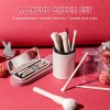 11PCS Makeup Brushes Travel Set Portable Double Ended Eyeshadow Brush Private Label Face Cosmetic Make up Brushes Set