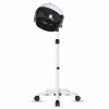 Hooded salon hair dryer white