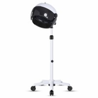 Hooded salon hair dryer white