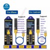 Mechanic battery activated charging board quick test fixture board with wire