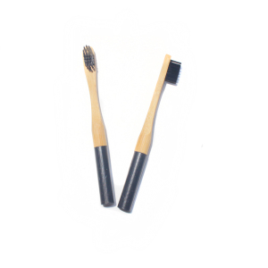 100% Biodegradable Soil Compostable Castor Oil  Bristles Replaceable Brush Head Bamboo Toothbrush