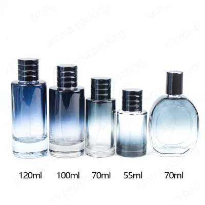 100ml Wholesale Empty Glass Perfume Bottle Parfum Bottled Spray with Aluminum Cap