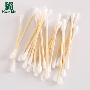 300pcs double head bamboo stick  cotton buds daily use swab