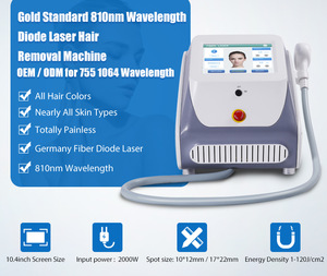810 Nm Fiber Optic Diodelaser Device Forever Pain Free 808 Diode Laser Removal Hair Beauty Salon Equipment