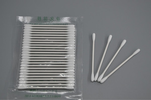 Chemical Use and Paper Stick Cotton Bud Industrial Clean room Swab