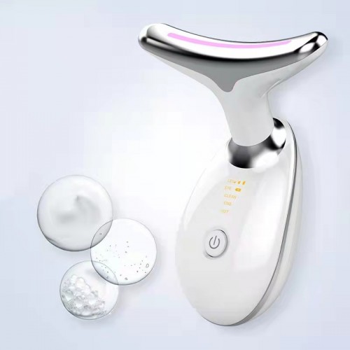 Color light lifting for removing neck wrinkles and tightening skin massage instrument