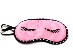 Comfortable Luxury Fashion Sleeping Eye Mask with eyelashes printed