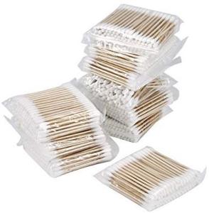 Cotton Swab Bud Makeup Health Tools 100pcs Birch Wood Medical Nostril Cleaning Cotton