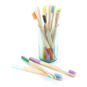 Custom top quality BPA Free Child and Adult Eco-Friendly Natural Biodegradable Charcoal Bamboo Toothbrush