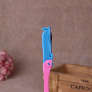 Cute folded mini eyebrow trimmer/girl eyebrow razor