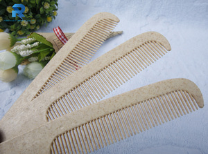 Factory direct supply short handle hotel rubber hair comb