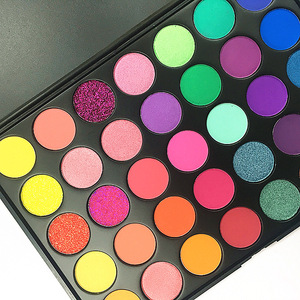 Factory Selling Makefay  35 color luxury waterproof eyeshadow long lasting cosmetic makeup