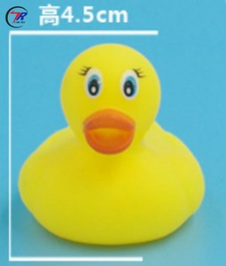 Factory Supply Customized Blank Diy Action Figure Duck Vinyl Bath Toy