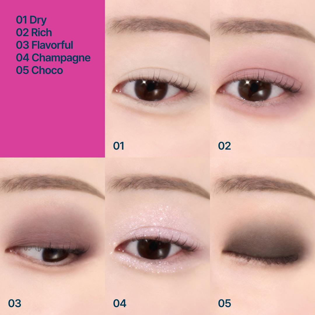 (Fwee) Pocket Eye Palette [Ep05 Grape Bonbon] 6.6g