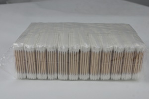 High Quality Cotton Buds Wood Stick Cotton Buds Sterile Cotton Swabs