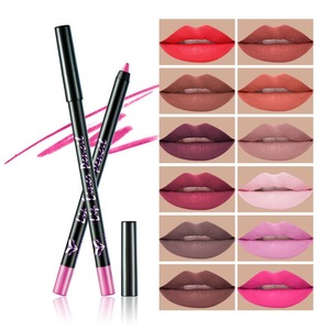 High Quality Waterproof Long Lasting Matte Multicolor Lipliner Kiss Proof Lip Liner Pencil