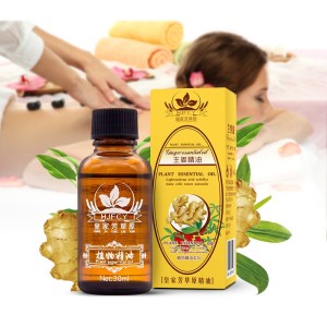 Hot Sale Private Label 30ml Natural Plant Therapy Body Massage Ginger Oil Anti Aging Essential Oil