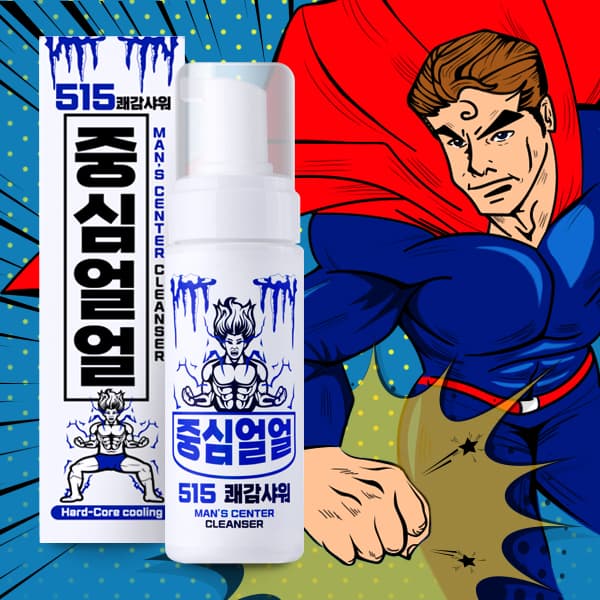 Joongsim ulul 515 Super Cool Kick Shower Mens cleanser