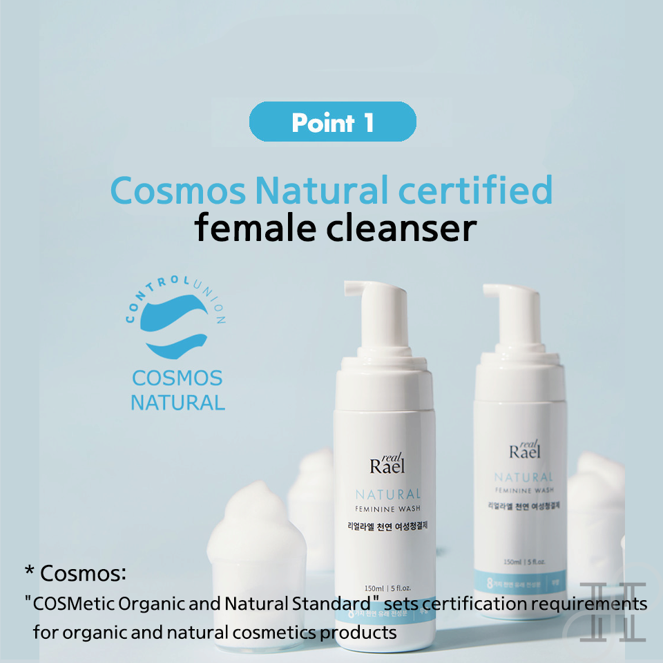 Korea Rael Natural Feminine Cleansing Wash - Intimate Hygiene Feminine Wash 150ml