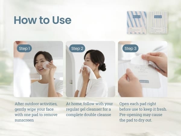 kreamd Sun Cleansing Pad for Mom &amp; Me 5pcs