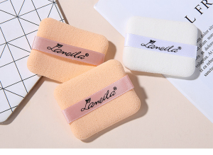 Lameila Custom Latex Free Makeup Foundation Blender Puff Sponge Square and Round Cosmetic Loose Powder Puff B0202