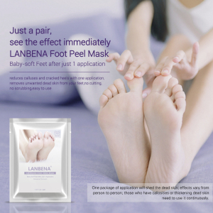 LANBENA  feet exfoliating best foot peel mask foot spa socks Peeling Foot mask