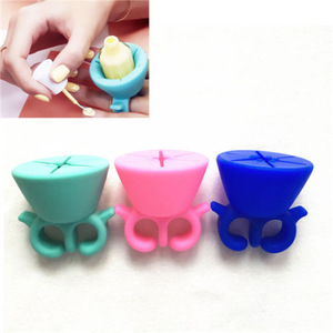 Manicure Stand Silicone Nail Polish Bottle Holder