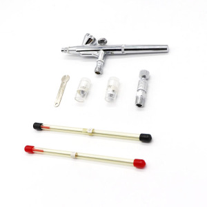 MINI Airbrush Kit Compressor Nail Art Tattoo Dual Action Spray Air Brush Gun Set aerograf kit