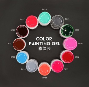 Monasi Cheap Private Label ,Color Painting Gel Nails Polish,Sweet Color Nail Polish