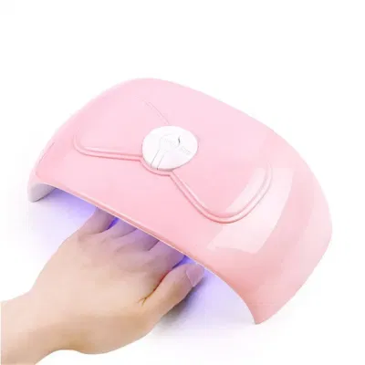 Nail Bowknot Phototherapy Machine Quick Dry Nail Lamp LED Portable Nail Polish Gel Baking Lamp Suitable for Beginners Tools