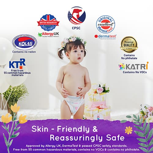 Natural Blossom Baby Diapers Size 5 (26-37lbs) 22 Count