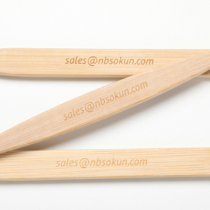 Natural Organic custom BPA Free soft bamboo toothbrush