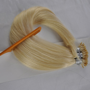 New Product 100% Human Hair Stick I Tip Pre-bonded 1.5gram remy i-tip hair extensions