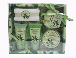 Personal care spa bath gift set with private label