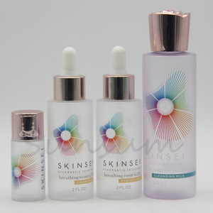 PET Series Plastic Cosmetics Packaging Bottles For Skin Use