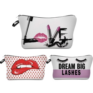 Promotional Waterproof Toiletry Pouch Makeup Up with Zipper for Travel