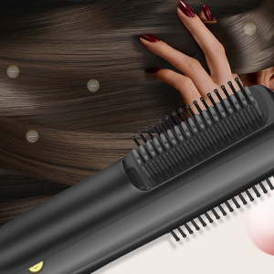 Rechargeable 5 in 1 Hot Air Brush Back Straightener ghd Styler Automatic Hair Crimper Boar Bristle Hair Barbe Escova de Cabelo