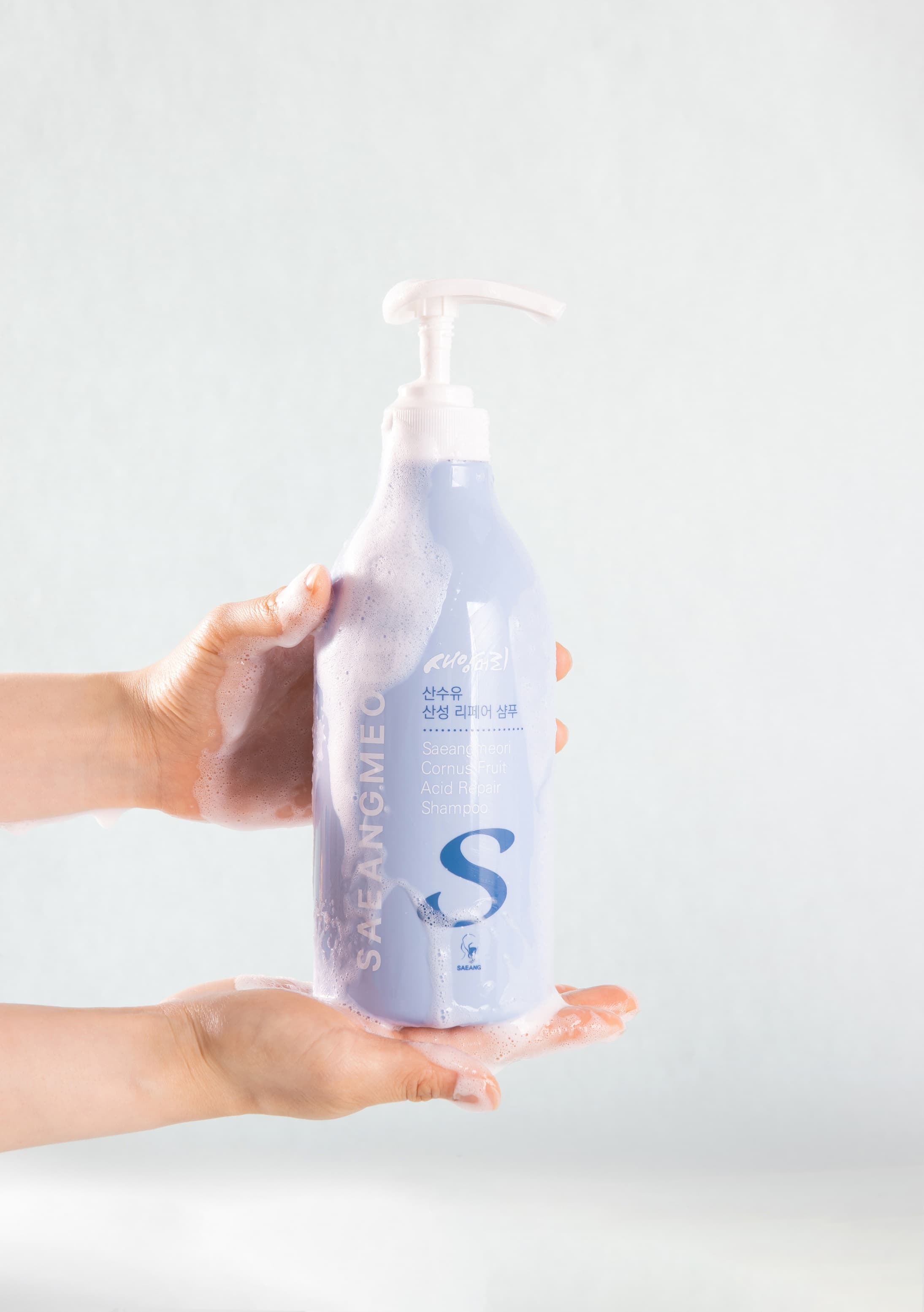 Refreshing glossy and elastic hair SAEANGMEORI Cornus Fruit Acid Repair Shampoo  750ml