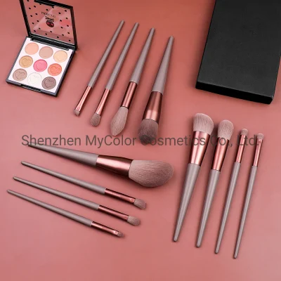 Shenzhen Brushes Factory 13PCS Makeup Brush Set Foundation Powder Eyeshadow Brush Kit