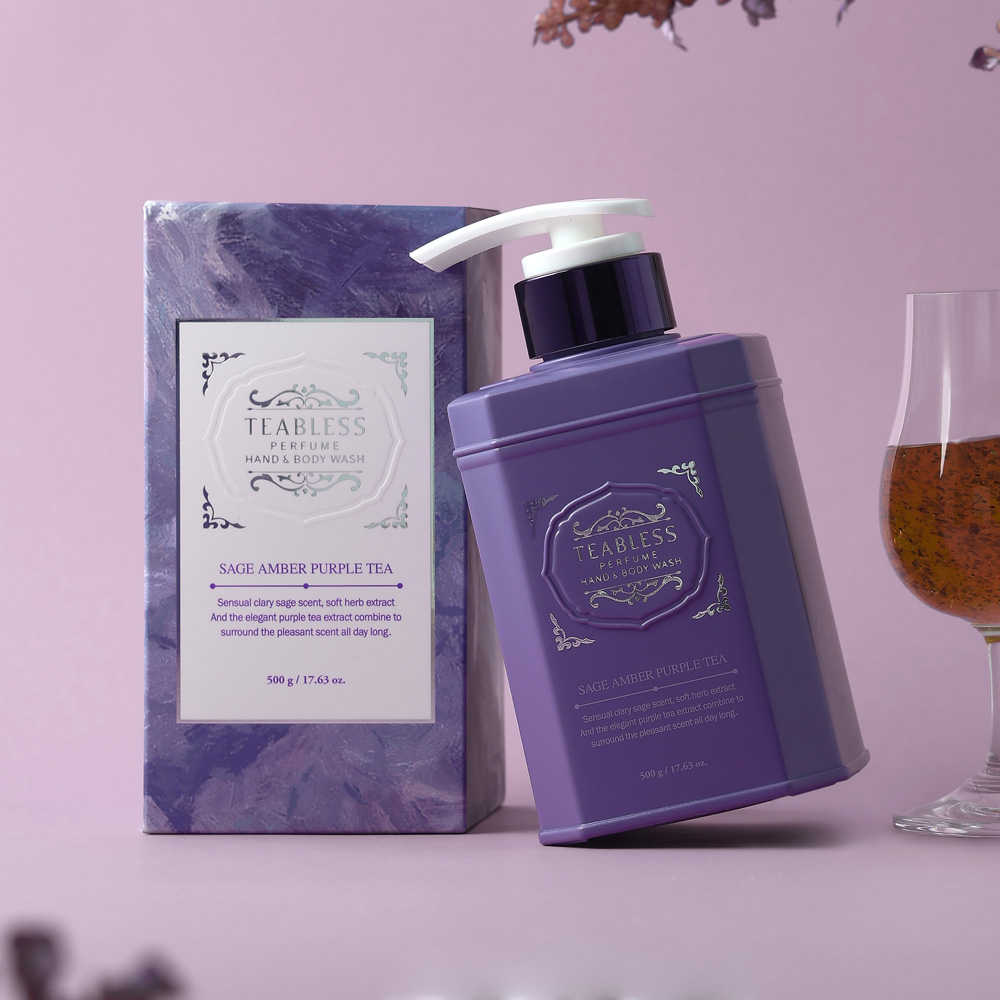 Teabless Sage Amber Purple Tea Perfume Body Wash 500g