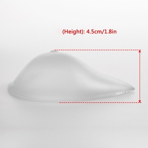 Transparent Pure silicone breast prosthesis one piece silicone breast forms