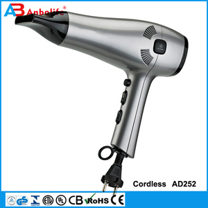 travel foldable super quiet ionic infrared low radiation salon brushless ac motor wireless professional hair dryer