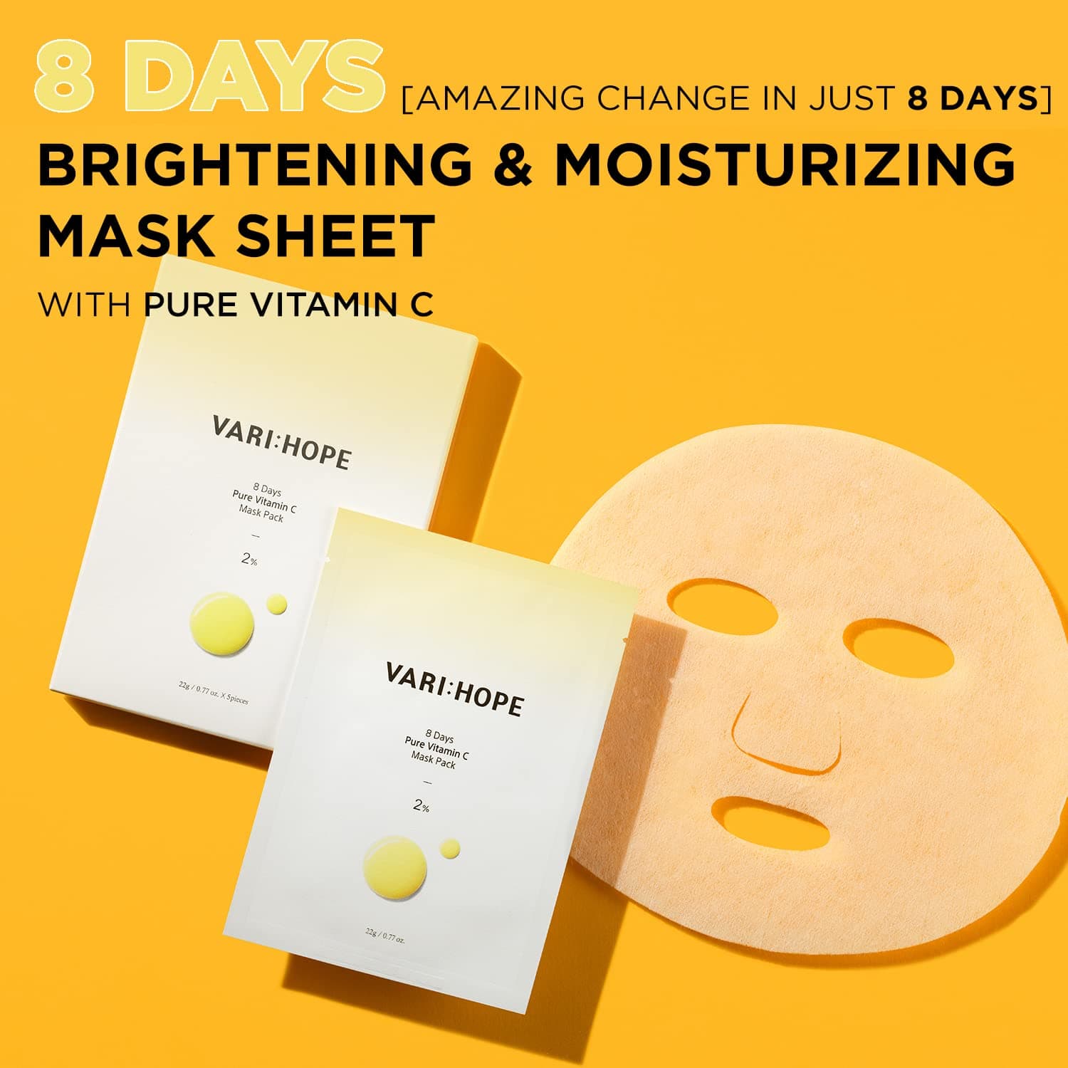 VARIHOPE 8 Days Pure Vitamin C Mask Pack
