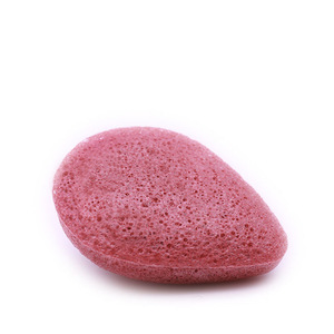 Various colors water drop shape 100% Pure natural konjac face sponge for facial cleaning