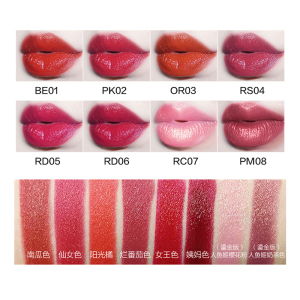 Waterproof Longlasting Nature Matte Cream Color Luxury Wand Gold Packing red Crown Lipstick