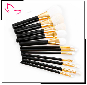 Wholesale 12 pcs Makeup Brush Sets Pro Cosmetics Brushes Eyebrow Eye Brow Powder Lipsticks Shadows Make Up Tool Kit