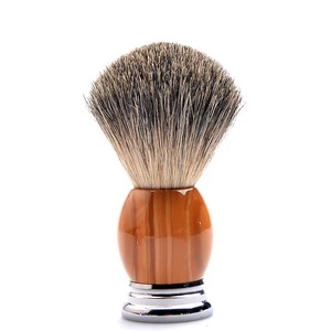 Wholesale Custom Logo Handmade Mens Traveling Badger Hair Shaving Brush with Wood Handle